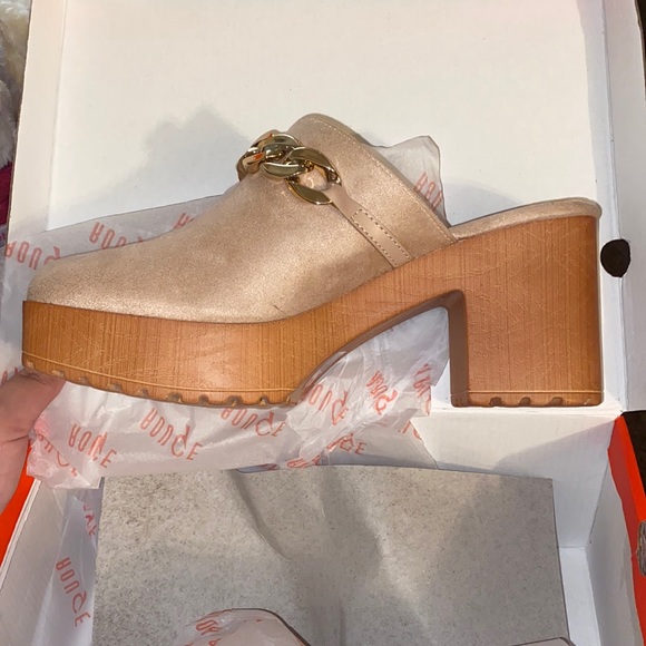 Chain Platform clog wedges - Mauve S - Picture 5 of 8